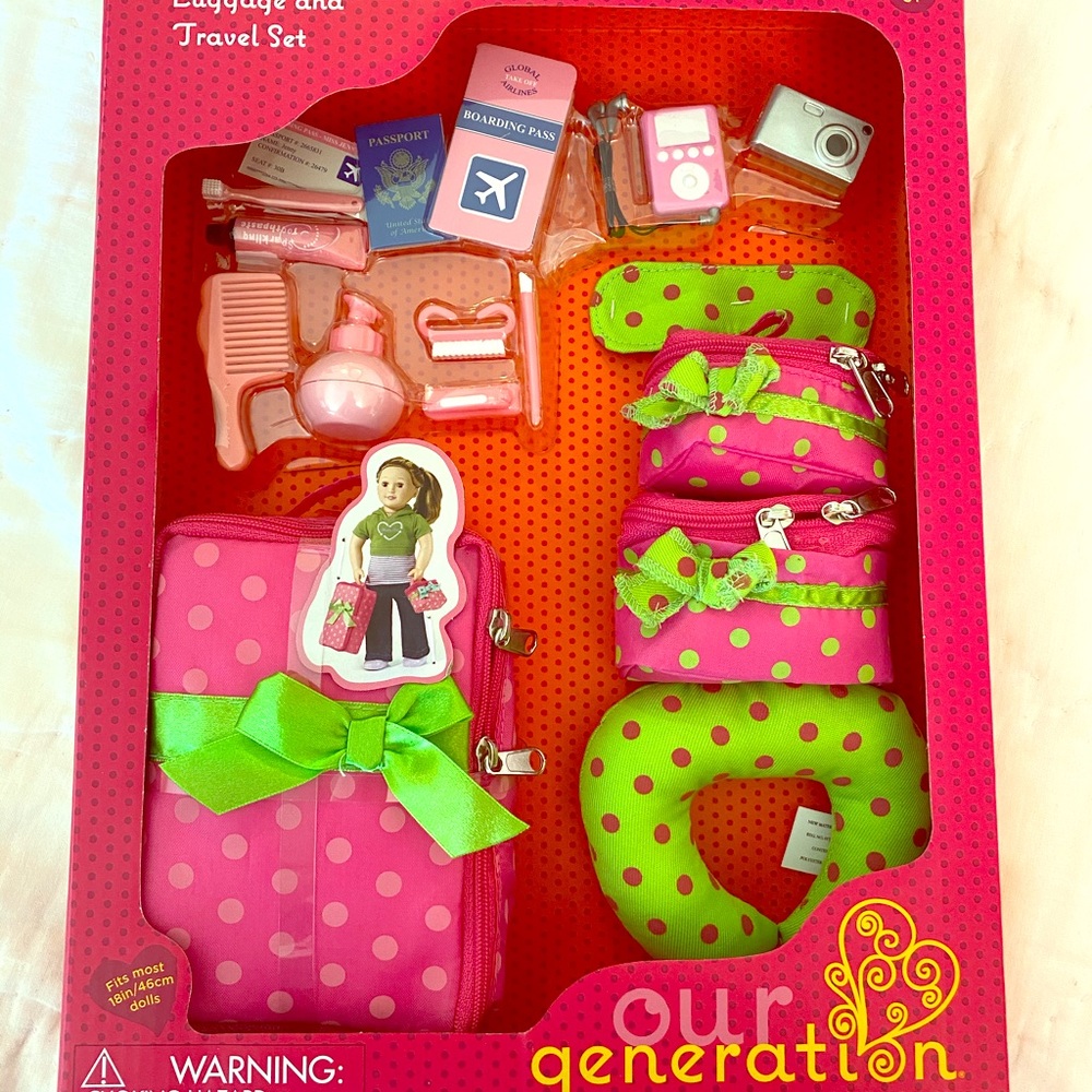 Our Generation Doll accessory travel set